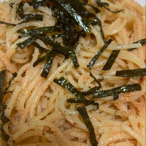 あえるだけ、簡単！明太子パスタ